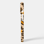 Leopard Skin Print Patroon Mosterd Geel Bruin Case-Mate iPhone Case (Achterkant / Links)