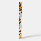 Leopard Skin Print Patroon Mosterd Geel Bruin Case-Mate iPhone Case (Achterkant / Rechts)