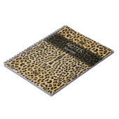 Leopard Skin Print Pattern Name Persoonlijk Notitieboek (Linkerzijde)