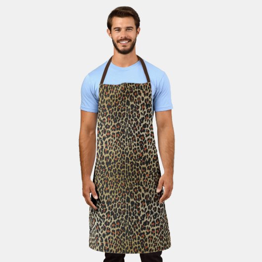 Leopard Skin Print Schort (Gedragen)