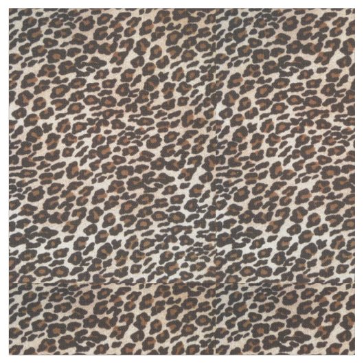 Leopard Skin Print Stof (Close Up)