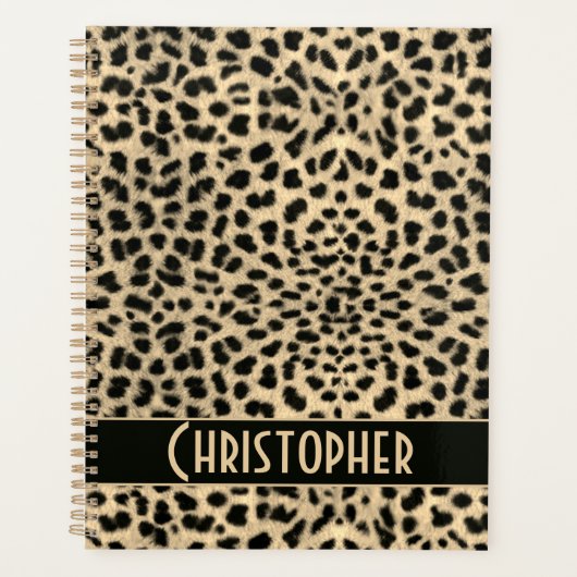 Leopard Skin Spots Ajouter un nom Personnaliser (Devant)