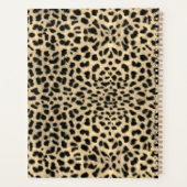 Leopard Skin Spots toevoegen Naam personaliseren Planner (Achterkant)