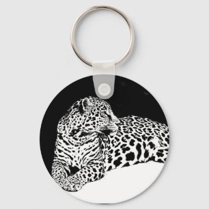 Leopard Sleutelhanger
