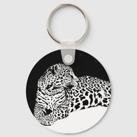 Leopard Sleutelhanger (Voorkant)