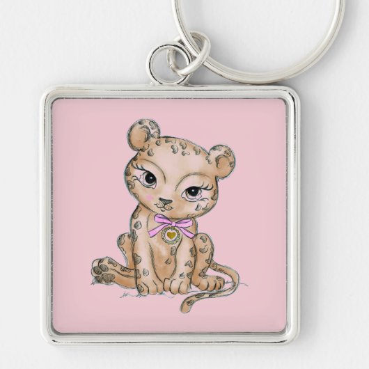 Leopard Sleutelhanger (Voorkant)