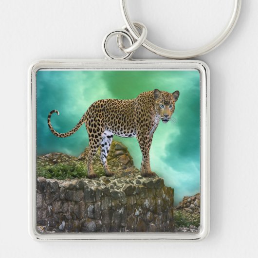 Leopard Sleutelhanger (Voorkant)