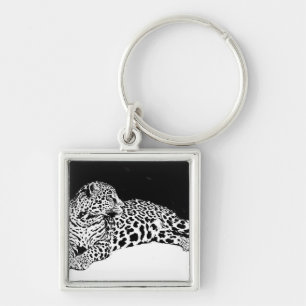 Leopard Sleutelhanger