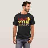 Leopard Softball Mam Game Day Moederdag 2022 Gi T-shirt (Voorkant volledig)