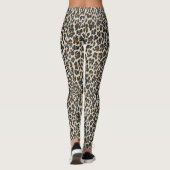 Leopard Sparkle (tan) Leggings (Achterkant)