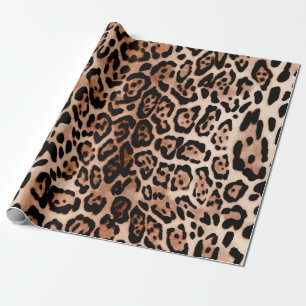Leopard Spot Animal Print Patroon Cadeaupapier