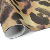 Leopard Spot Animal Print Patroon Cadeaupapier (Rol Hoek)