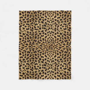 Leopard Spot Pattern Print Fleece Deken