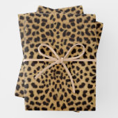 Leopard Spot Pattern Print Inpakpapier Vel (In situ)