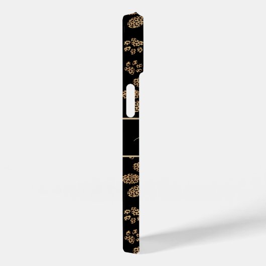 Leopard Spot Paw-printers op maat Case-Mate iPhone Case (Achterkant / Rechts)