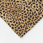 Leopard Spot Rhinestone Diamonds - Gepersonaliseer Fleece Deken (Hoek)