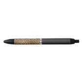 Leopard Spot Rhinestone Diamonds Zwarte Inkt Pen (Voorkant)