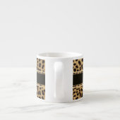 Leopard Spot Skin Print Personated Espresso Kop (Achterkant)