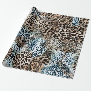 Leopard Spots Animal Print Patroon Cadeaupapier