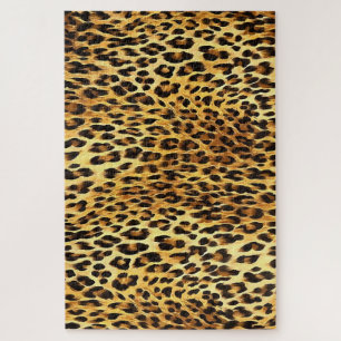 Leopard Spots Camouflage Pattern Painting Legpuzzel