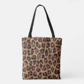 Leopard Spots Fur Jaguar Animal Cat skin Pattern.j Draagtas (Achterkant)