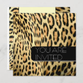 Leopard spots kaart (Voorkant / Achterkant)