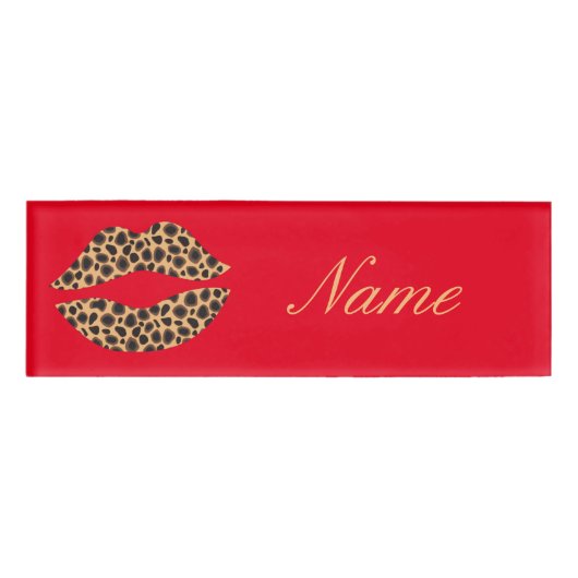 Leopard Spots Lipstick Kiss Thunder_Cove Naambadge (Voorkant)