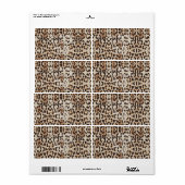 Leopard Spots Pattern Thunder_Cove Etiket (Full Sheet)