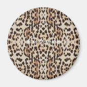 Leopard Spots Pattern Thunder_Cove Magneet (Voorkant)