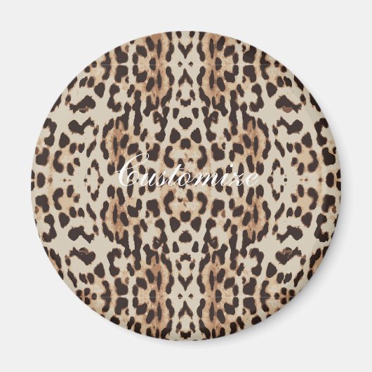 Leopard Spots Pattern Thunder_Cove Magneet (Voorkant)
