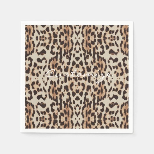 Leopard Spots Pattern Thunder_Cove Servet (Voorkant)