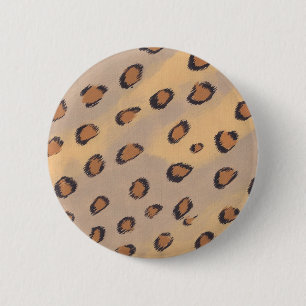 Leopard Spots Schilderen Aangepaste Pinback Button