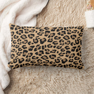 Leopard Spots Tan Brown Animal Print Patroon Kussen