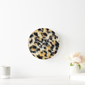 Leopard Spotted Small Wall Clock Ronde Klok (Huis)
