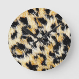 Leopard Spotted Small Wall Clock Ronde Klok