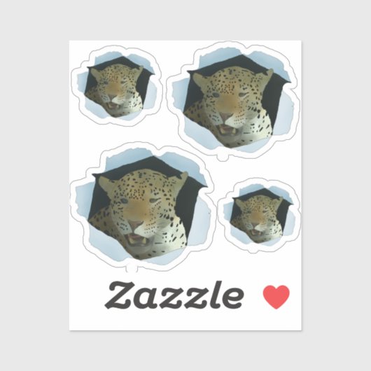 Leopard Sticker (Vel)