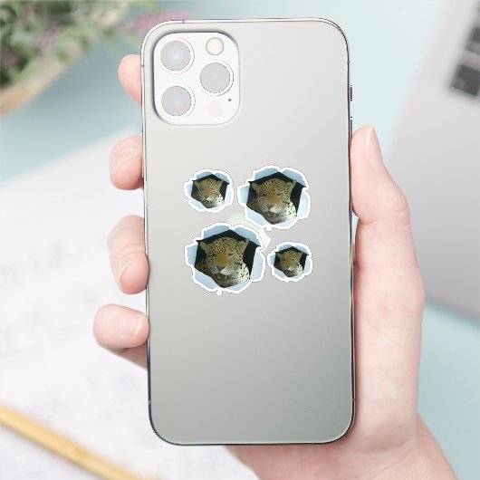 Leopard Sticker (Telefoon)
