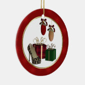 Leopard Stiletto Gifts Personalized Ornament (Rechts)