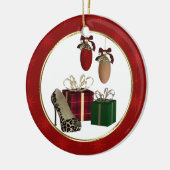 Leopard Stiletto Gifts Personalized Ornament (Links)