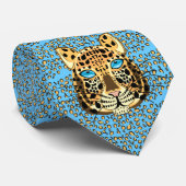 Leopard Stropdas (Opgerold)