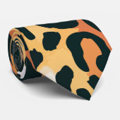 Leopard Stropdas (Opgerold)