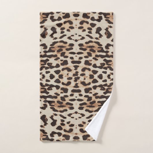 Leopard Style Print. Bad Handdoek (Handdoek)