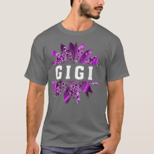 Leopard Sunflower Promoto Gigi Pregnancy Annou T-shirt