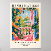 Leopard Sur Balcon, Impression Matisse, Décor De P (Devant)