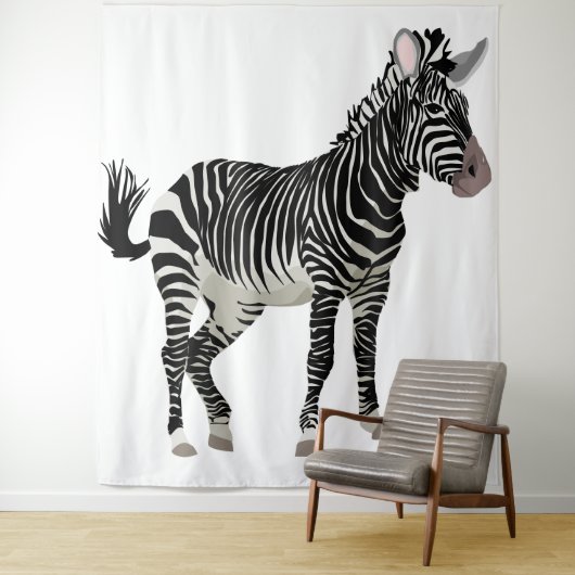 Leopard Tapestry Wandkleed (In situ)