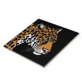 Leopard Tegeltje (Zijkant)