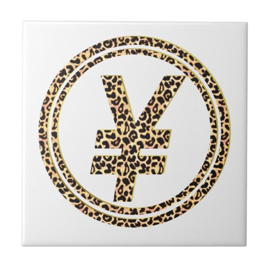Leopard ¥ tegeltje (Voorkant)