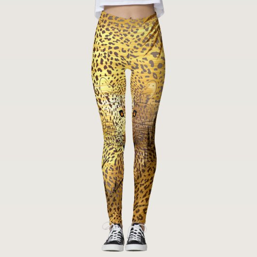 Leopard Territory 1 Leggings (Voorkant)