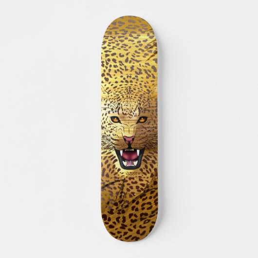 Leopard Territory 1 Skateboard (Voorkant)