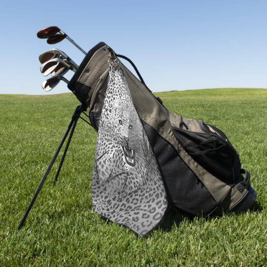 Leopard Territory 2 Golfhanddoek (Groen)